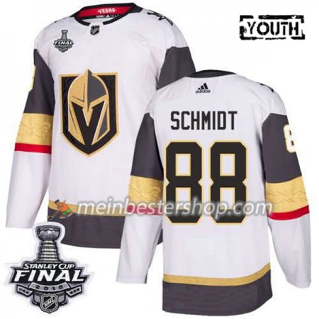 Vegas Golden Knights Nate Schmidt 88 2018 Stanley Cup Final Patch Adidas Weiß Trikot Authentic - Kinder